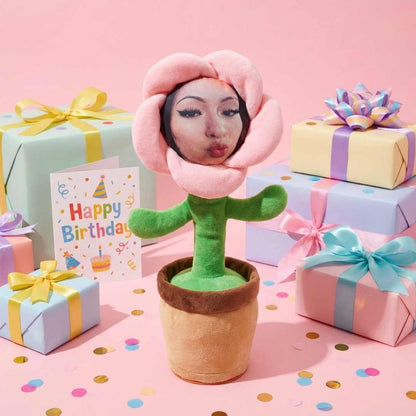 Custom Flower Face | Your Face on a Dancing Flower | The Ultimate Funny Gift