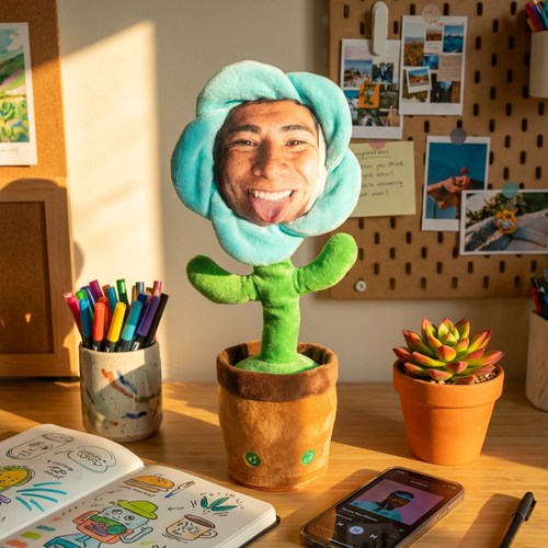 Custom Flower Face | Your Face on a Dancing Flower | The Ultimate Funny Gift